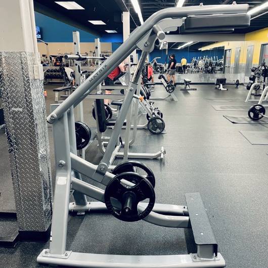 Dedicated weightlifting area at 10GYM Broken Arrow, equipped with state-of-the-art strength training equipment