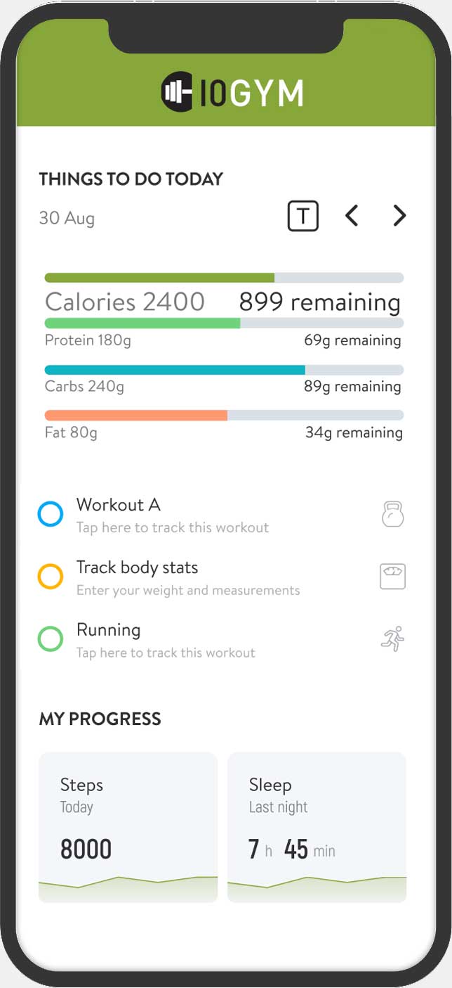 10GYM edmond app features for an enriched gym experience.