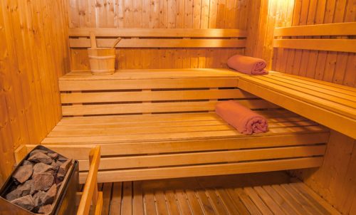 Sauna located in our gym.